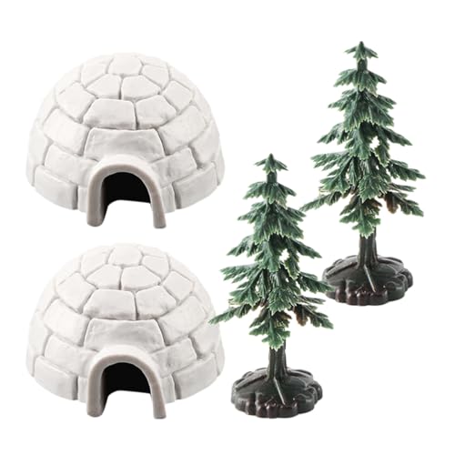 TOYANDONA Mini-Weihnachtsbaum 1 Set Miniatur-iglu-Figuren Miniatur-kiefern Lebensechtes Eishaus-Modell Realistische Figuren Spielset Kuchenaufsatz Frühes Lernspielzeug Für Kinder Sandtischdekoration TOYANDONA Mini-Weihnachtsbaum 1 Set Miniatur-iglu-Figuren Miniatur-kiefern Lebensechtes Eishaus-Modell Realistische Figuren Spielset Kuchenaufsatz Frühes Lernspielzeug Für Kinder Sandtischdekoration von TOYANDONA