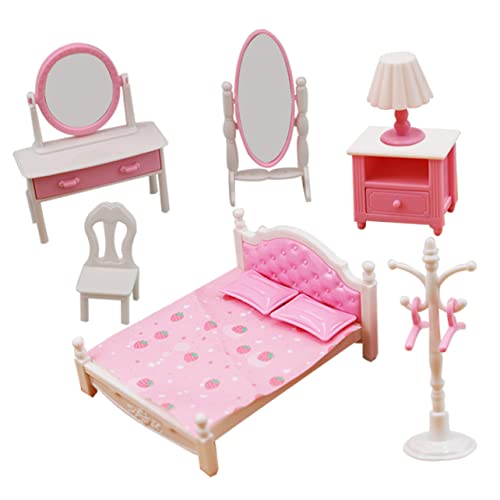 TOYANDONA Miniatur-kommode Für Puppenhaus Jungen Und Mädchen Basteln Mini- Kunststoffmodell Ihr Mini-zimmerdesign von TOYANDONA