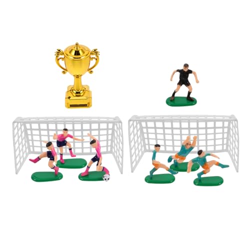 TOYANDONA Puppenhaus Fußball Kuchen Topper Fußball Modell Award Trophäe Für Jungen Und Mädchen Party Dekorationen TOYANDONA Puppenhaus Fußball Kuchen Topper Fußball Modell Award Trophäe Für Jungen Und Mädchen Party Dekorationen von TOYANDONA