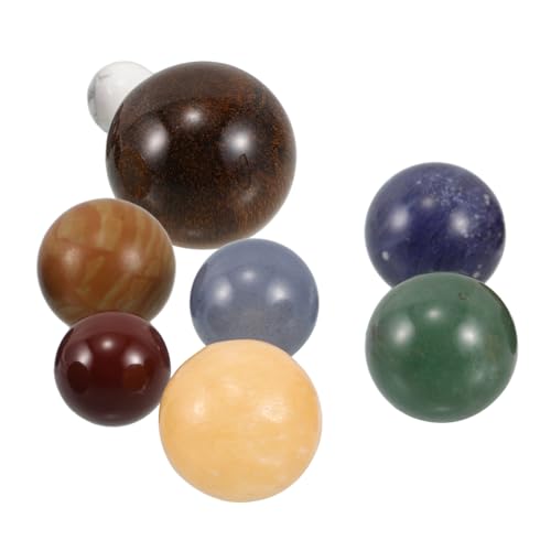 TOYANDONA 8-teiliger Naturstein-modellbausatz Für Sonnensystem-Planeten Für Kinderspielzeug Pädagogisches Weltraummodell-Set von TOYANDONA
