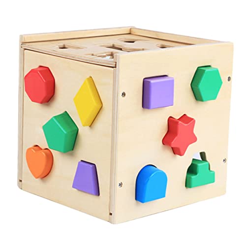 TOYANDONA 1 Set Passende Blöcke Bausteine Form Sortierwürfel Pädagogisches Form Sortierblöcke Holz TOYANDONA 1 Set Passende Blöcke Bausteine Form Sortierwürfel Pädagogisches Form Sortierblöcke Holz von TOYANDONA