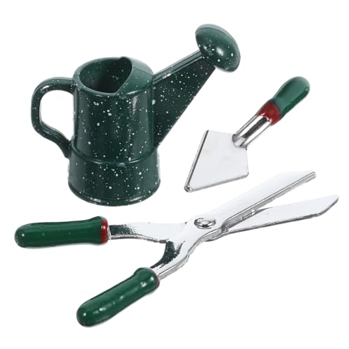 TOYANDONA 1 Set Puppenhaus Gießkanne Kleines Puppenhauszubehör Kleines Winzige Häuser Winzige Häuser Gartenzubehör Minihaus Gartenszenen Minispielzeug Legierung Grün von TOYANDONA