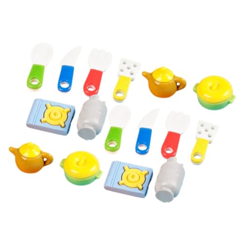 TOYANDONA 1 Set Puppenhaus Küchengeschirr Set Herd Puppen Mini Künstliches Gefälschtes Simulationskochgeschirr Kleines Kochgeschirr Modell Kleines Hauszubehör TOYANDONA 1 Set Puppenhaus Küchengeschirr Set Herd Puppen Mini Künstliches Gefälschtes Simulationskochgeschirr Kleines Kochgeschirr Modell Kleines Hauszubehör von TOYANDONA