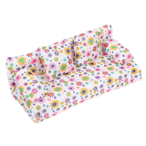 TOYANDONA 1 Set Puppenhaus-Sofa-Kissen, dekorativer Puppenhaus-Wasserhahn, Miniatur-Bücherregal, Boho-Dekoration, Hausdekoration, Raumdekor-Set, rosa Miniaturen, Heimdekoration, buntes Polyester TOYANDONA 1 Set Puppenhaus-Sofa-Kissen, dekorativer Puppenhaus-Wasserhahn, Miniatur-Bücherregal, Boho-Dekoration, Hausdekoration, Raumdekor-Set, rosa Miniaturen, Heimdekoration, buntes Polyester von TOYANDONA