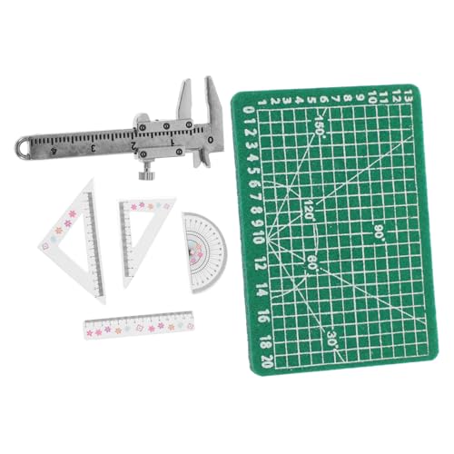 TOYANDONA Puppenhaus Zubehör 4 Mini Herrscher Matte Set Bremssättel Für Miniatur Decor Lernen Spielzeug TOYANDONA Puppenhaus Zubehör 4 Mini Herrscher Matte Set Bremssättel Für Miniatur Decor Lernen Spielzeug von TOYANDONA