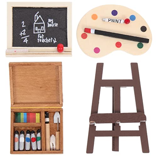 TOYANDONA 1 Set Puppenhauszubehör Miniatur Staffelei Mini Dinge Puppenhausmöbel Miniatur Malset Häuser Nadel Und Fadenset Kleines Nähset Miniaturhaus Mini Zeug Aus Holz TOYANDONA 1 Set Puppenhauszubehör Miniatur Staffelei Mini Dinge Puppenhausmöbel Miniatur Malset Häuser Nadel Und Fadenset Kleines Nähset Miniaturhaus Mini Zeug Aus Holz von TOYANDONA