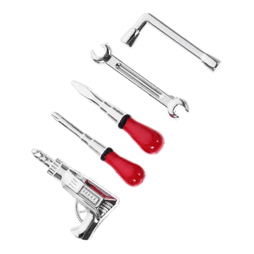 TOYANDONA Tragbare Mini-Werkzeuge Für Puppenhäuser Miniatur-reparaturwerkzeug-Set Für Puppenhäuser Mini-Bohrer Schraubenschlüssel Schraubendreher Mini-wartungswerkzeug Für Dekorationen TOYANDONA Tragbare Mini-Werkzeuge Für Puppenhäuser Miniatur-reparaturwerkzeug-Set Für Puppenhäuser Mini-Bohrer Schraubenschlüssel Schraubendreher Mini-wartungswerkzeug Für Dekorationen von TOYANDONA