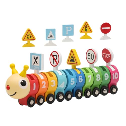TOYANDONA 1 Set Raupenzug Anzahl Kognitiver Spielzeuge Zahlenspielzeug Für Kleinkinder Pädagogisches Blockspielzeug Kinderspielzeug Zahlenlernspielzeug Zahlenzug Für Holz TOYANDONA 1 Set Raupenzug Anzahl Kognitiver Spielzeuge Zahlenspielzeug Für Kleinkinder Pädagogisches Blockspielzeug Kinderspielzeug Zahlenlernspielzeug Zahlenzug Für Holz von TOYANDONA