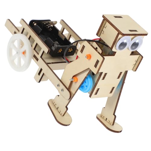 TOYANDONA Holzroboter-bausatz Pädagogisches Wissenschaftliches Experimentierset Roboter Kognitives Spielzeug TOYANDONA Holzroboter-bausatz Pädagogisches Wissenschaftliches Experimentierset Roboter Kognitives Spielzeug von TOYANDONA