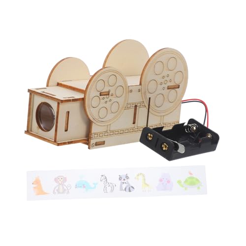 TOYANDONA 1 Set Selbstgemachter Projektor Holz Wissenschaftsprojekt Projektor Kit DIY Wissenschaftsprojektor Materialien Wissenschafts DIY Projektor Kit Wissenschafts DIY Projektor von TOYANDONA