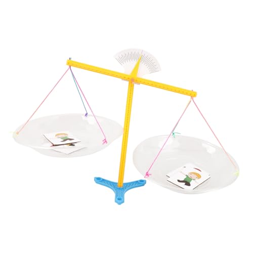 TOYANDONA 1 Set Selbstgemachtes Waagen Kit Wissenschaftsspielzeug Webstuhl Spiele Bänder Basteln Pädagogisch Handgefertigte Waage Waage Modell DIY Waage Interaktives Kinderspielzeug von TOYANDONA