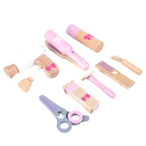 TOYANDONA 1 Set Simulation Haarschnitt Tasche Mädchen Kleinkind Für Friseur Simulation Haarschneider Haarschneider Modell Cartoon Haarschneider Mini Haarschneider Holz Haarschnitt von TOYANDONA