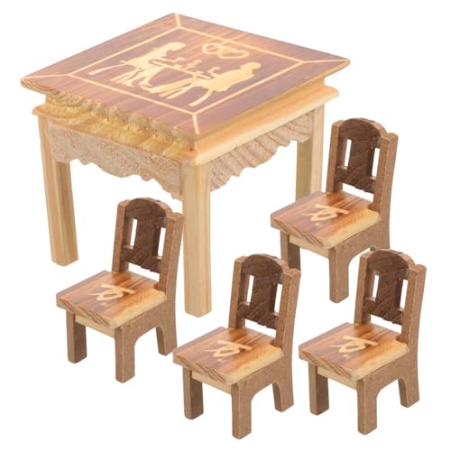 TOYANDONA 1 Set Spielhaus Zubehör Puppenhaus Möbel Mini Quadratischen Tisch Mini Möbel Holz TOYANDONA 1 Set Spielhaus Zubehör Puppenhaus Möbel Mini Quadratischen Tisch Mini Möbel Holz von TOYANDONA