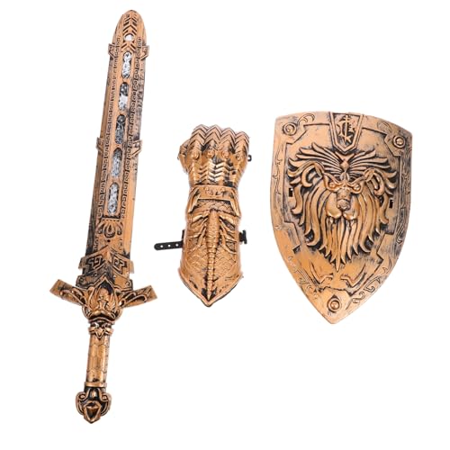 TOYANDONA Robustes Kunststoff- Und Schild-Set Für Kinder Spielzeug Und Schild-Spielzeug Einzigartiges Design Ideal Für Party-Requisiten Und Cosplay-kostüme von TOYANDONA