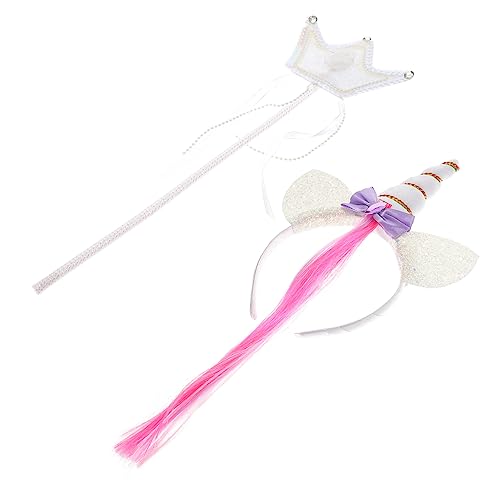 TOYANDONA 1 Set Stirnbandpuppen Feenstab Set Tutus Für Mädchen Teenager Party Frauen Kuscheltiere Für Mädchen Einhörner Mädchen Pailletten Feenkostüm Zubehör Armbänder Charms Stoff Weiß TOYANDONA 1 Set Stirnbandpuppen Feenstab Set Tutus Für Mädchen Teenager Party Frauen Kuscheltiere Für Mädchen Einhörner Mädchen Pailletten Feenkostüm Zubehör Armbänder Charms Stoff Weiß von TOYANDONA