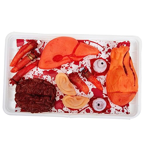 TOYANDONA 1 Set Tricky Horror Schlüsselanhänger Halloween Gefälschte Gesicht Kessel Halloween Großer Gefangener Kostüm Zubehör Maske Zombie Kettensäge Blutiges Halloween von TOYANDONA