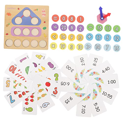TOYANDONA 1 Set Uhr Lehruhr Für Zeiterkennung Uhrblöcke Kognitives DIY Uhr Uhr Mathematik Holz TOYANDONA 1 Set Uhr Lehruhr Für Zeiterkennung Uhrblöcke Kognitives DIY Uhr Uhr Mathematik Holz von TOYANDONA
