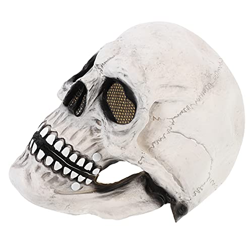 TOYANDONA 1 Stk Schädelmaske Maskerade Für Frauen Rätsel Halloween Für Männer Abschlussball Requisiten Halloween -masken Skelett Leistungsqualitäten Halloween-cosplay Mantel Weiß Emulsion TOYANDONA 1 Stk Schädelmaske Maskerade Für Frauen Rätsel Halloween Für Männer Abschlussball Requisiten Halloween -masken Skelett Leistungsqualitäten Halloween-cosplay Mantel Weiß Emulsion von TOYANDONA