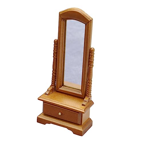 TOYANDONA 1 Stück 1:12 Puppe Retro Szene Dekoration Mini Möbel Verzierung (kastanienbraun) von TOYANDONA