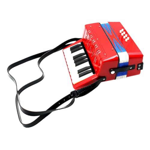 TOYANDONA 1 Stück Akkordeon Musikinstrumente Für Anfänger Akkordeon Einführendes Musikinstrument Musikspielzeug Musikinstrumente Plastik Rot TOYANDONA 1 Stück Akkordeon Musikinstrumente Für Anfänger Akkordeon Einführendes Musikinstrument Musikspielzeug Musikinstrumente Plastik Rot von TOYANDONA