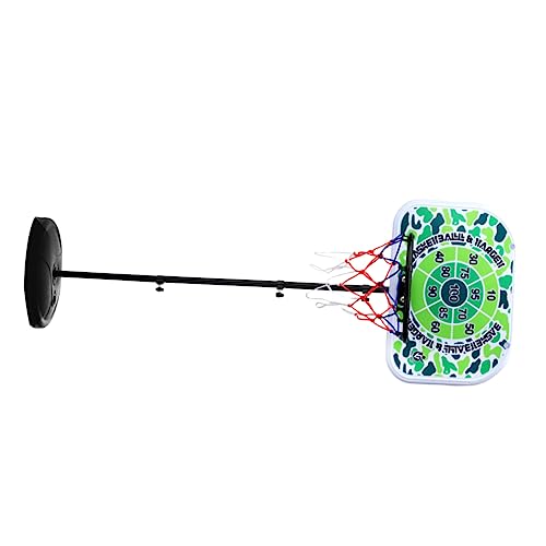 TOYANDONA 1 Stück Anhebbarer Basketballkorb Basketball Hoop Jugendbasketball Kinderspiele Basketballkorb Drinnen Outdoor Basketballspielzeug Eisen Camouflage von TOYANDONA