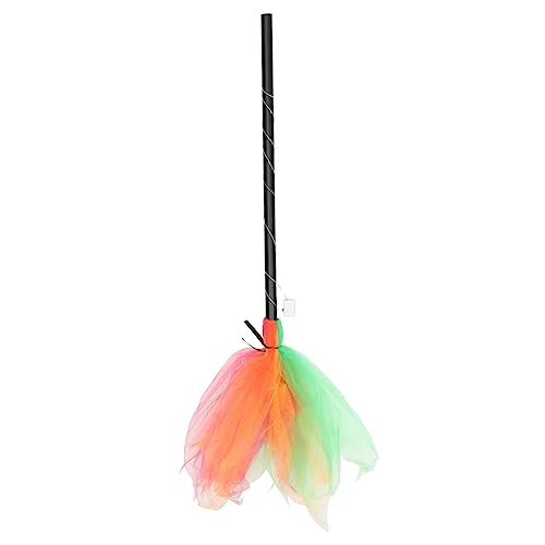 TOYANDONA 1 Stück Bunter LED Hexenbesen für Halloween Leichtes Cosplay mit Buntem Licht für Erwachsene zur Dekoration von Kostümpartys und Halloween Feiern TOYANDONA 1 Stück Bunter LED Hexenbesen für Halloween Leichtes Cosplay mit Buntem Licht für Erwachsene zur Dekoration von Kostümpartys und Halloween Feiern von TOYANDONA