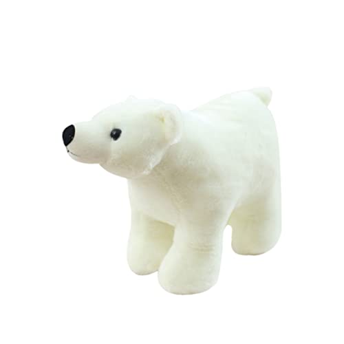 TOYANDONA 1 Stück Cartoon-Bär-Puppe Sofadekorationen Eisbär-Puppe Plüschpuppe Weiß von TOYANDONA