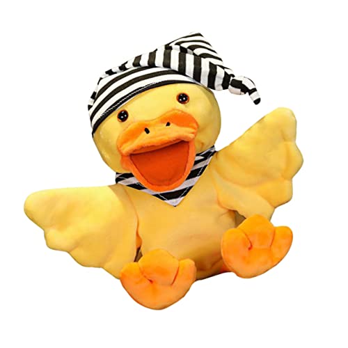 TOYANDONA 1 Stück Entenhandschuhe Rollenspiel Plüschtiere Für Handschuhe Für Tierhandpuppe Eltern Kind Puppe Handschuh Stoffpuppe Cartoon Handpuppe Handpuppe Pp Baumwolle von TOYANDONA