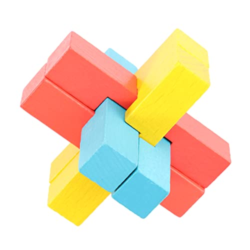 TOYANDONA 1 Stück Farbige Kongming Schloss Puzzles Für Erwachsene Für Intellektuelles Entsperrspielzeug Kinderbedarf Pädagogisches Luban Schloss Kinderspielzeug Bunt Aus Holz TOYANDONA 1 Stück Farbige Kongming Schloss Puzzles Für Erwachsene Für Intellektuelles Entsperrspielzeug Kinderbedarf Pädagogisches Luban Schloss Kinderspielzeug Bunt Aus Holz von TOYANDONA