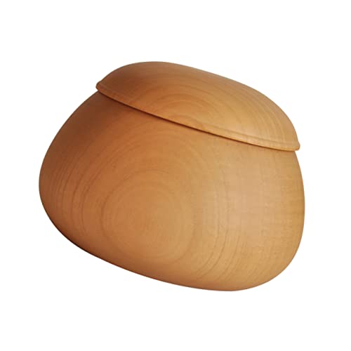 TOYANDONA 1 Stück Go-Glas aus massivem Holz Schachbrett Vorratsflasche Bowlen gehen Vorratsdosen für den Schachraum multifunktionale Vorratsdosen Krüge mit Deckel Jujube-Holz von TOYANDONA