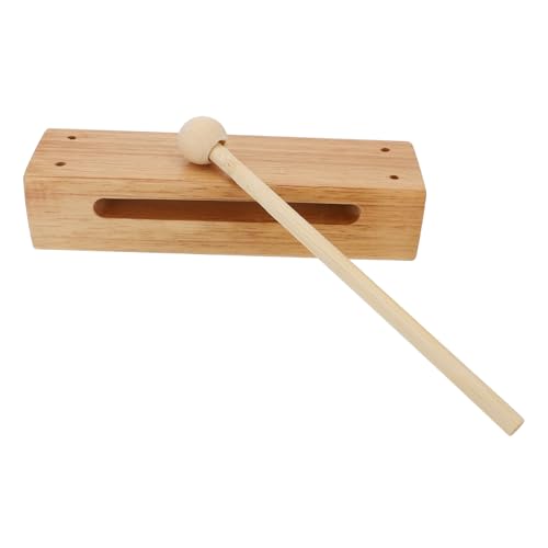 TOYANDONA 1 Stück Holz Percussion Instrument für Musikalisches Rhythmus Blockspielzeug Langlebig und Robust Musikalischen Früherziehung Holzfarbe TOYANDONA 1 Stück Holz Percussion Instrument für Musikalisches Rhythmus Blockspielzeug Langlebig und Robust Musikalischen Früherziehung Holzfarbe von TOYANDONA