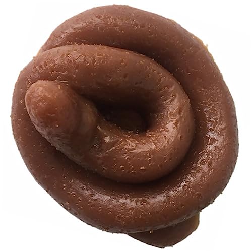 TOYANDONA 1 Stück Imitation Halloween Halloween Toys Funny Presents Fun Toy wichtelgeschenke lustig Spielzeugkacke Streichspielzeug realistischer KOT realistisch Brown von TOYANDONA