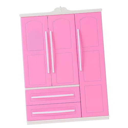 TOYANDONA 1stück Mini Kleiderschrank Mit Offenen Türen Praktischer Aufbewahrung Für Puppenkleidung Design Für -Fans Langlebige Möbel Für Spielzeugpuppen von TOYANDONA
