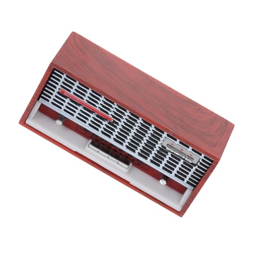 TOYANDONA 1stück Mini Retro Radio Für Dekoratives Mini Radio Für Spielzeug Für Miniaturgärten Und -szenen Tiefroter Farbe TOYANDONA 1stück Mini Retro Radio Für Dekoratives Mini Radio Für Spielzeug Für Miniaturgärten Und -szenen Tiefroter Farbe von TOYANDONA