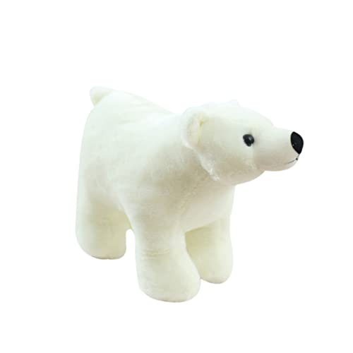 TOYANDONA 1 Stück Plüschpuppe Sofadekorationen Cartoon-bär-Puppe Eisbär-Puppe Weiß von TOYANDONA