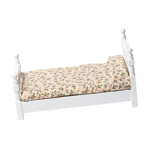 TOYANDONA 1stück Mini Einzelbett Für Maßstab Langlebige Miniaturmöbel Für Schlafzimmer- Und Spielzeug-zubehör Details Für Kreative Gestaltung TOYANDONA 1stück Mini Einzelbett Für Maßstab Langlebige Miniaturmöbel Für Schlafzimmer- Und Spielzeug-zubehör Details Für Kreative Gestaltung von TOYANDONA