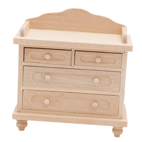 TOYANDONA 1stück Mini Holz Möbel Schrank Modell Für Puppenhaus Realistische Miniatur Möbel Mit Beweglichen Für DIY Puppenhaus Zubehör Und Kreative Dekoration TOYANDONA 1stück Mini Holz Möbel Schrank Modell Für Puppenhaus Realistische Miniatur Möbel Mit Beweglichen Für DIY Puppenhaus Zubehör Und Kreative Dekoration von TOYANDONA