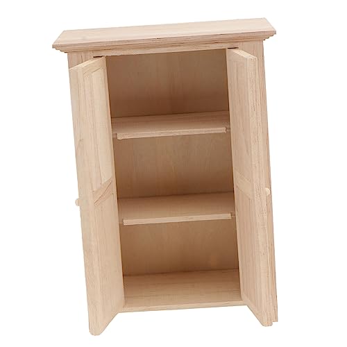 TOYANDONA 1stück Miniatur Möbel Schrank Mit Kommode Miniatur Aufbewahrung Für Kreative Spielwelten Für Projekte von TOYANDONA