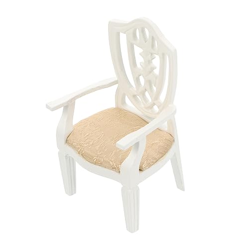 TOYANDONA 1 Stück Sessel holzstühle Miniature Furniture Toy for Learning Interesting Things Mini House Decoration Child Development Toy Musterstuhl Miniatur-Esstischstuhl hölzern Weiß TOYANDONA 1 Stück Sessel holzstühle Miniature Furniture Toy for Learning Interesting Things Mini House Decoration Child Development Toy Musterstuhl Miniatur-Esstischstuhl hölzern Weiß von TOYANDONA