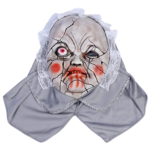TOYANDONA 1 Stück Showmaske Halloween Schreckliche Kostümmaske Halloween Party Gruseliges Teufelskostüm Schreckliche Maske Gesichtsmaske Gruselige Maskerade Streich Teufel von TOYANDONA