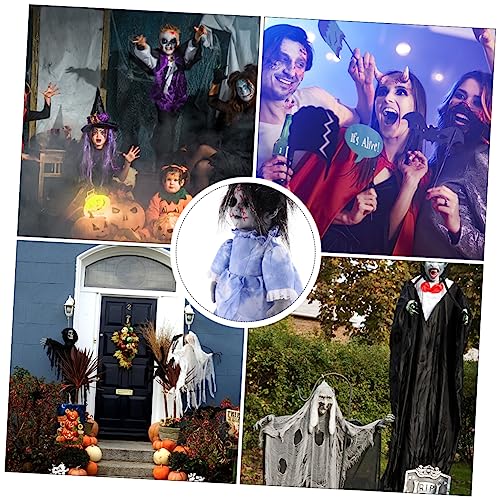 TOYANDONA 1 Stück Spukhaus Dekoration Requisite Kunststoff Geist Schwingende Puppen Halloween Schwarz TOYANDONA 1 Stück Spukhaus Dekoration Requisite Kunststoff Geist Schwingende Puppen Halloween Schwarz von TOYANDONA