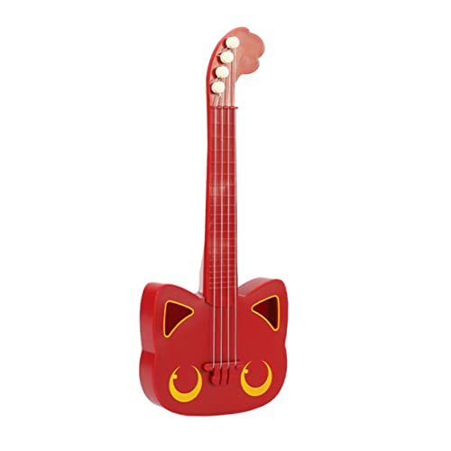 TOYANDONA 1 Stück Ukulele Musikinstrument Ukulele Für Musikinstrument Simuliertes Gitarrenspielzeug Simulation Ukulele Cartoon Gitarre Kunststoff Rot TOYANDONA 1 Stück Ukulele Musikinstrument Ukulele Für Musikinstrument Simuliertes Gitarrenspielzeug Simulation Ukulele Cartoon Gitarre Kunststoff Rot von TOYANDONA