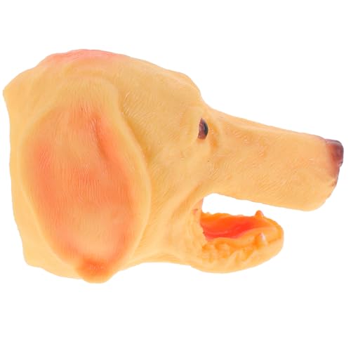 TOYANDONA 1 Stück Weiche Tierhandschuhe Babyspielzeug Handspielzeug Hand Handabdeckung Handpuppe Kinderspielzeug Plastik Brown von TOYANDONA