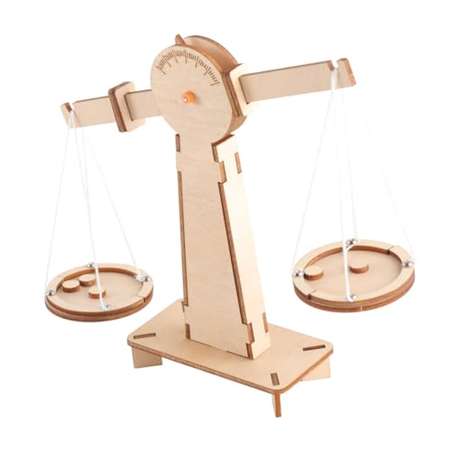 TOYANDONA 1 Stück aus Holz Bildungsspielzeug Balkenwaage Holzwaage Waage von TOYANDONA