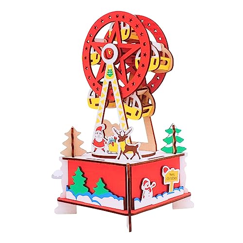 TOYANDONA 1 Stück pädagogisches kinderspielzeug für Xmas Tree Decorations DIY weihnachtsbaumdeko Toys Puzzle- Holzrätsel Puzzlespielzeug von TOYANDONA