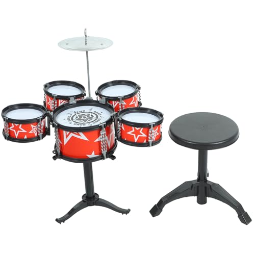 TOYANDONA 1 Teiliges Set Jazztrommel Babyinstrumente Kindermusikinstrumente Kinderschlagzeug Trommel Kindertrommel Kleinkindmusikinstrumente Babymusikinstrumente Musikunterricht Minitrommel von TOYANDONA