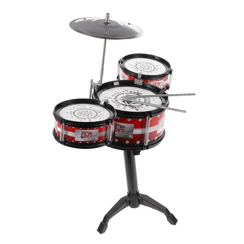 TOYANDONA 1-Teiliges Set Jazztrommel für Junior-Schlagzeug Schlagzeug für -Instrumente Musik Kleinkindertrommel Mini-Trommeln trommeln rot TOYANDONA 1-Teiliges Set Jazztrommel für Junior-Schlagzeug Schlagzeug für -Instrumente Musik Kleinkindertrommel Mini-Trommeln trommeln rot von TOYANDONA