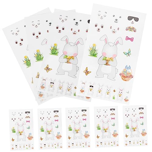 TOYANDONA Bastelprojekt-Aufkleber-Set Aufkleber Für Ostern Fensteraufkleber Dekorative Aufkleber TOYANDONA Bastelprojekt-Aufkleber-Set Aufkleber Für Ostern Fensteraufkleber Dekorative Aufkleber von TOYANDONA
