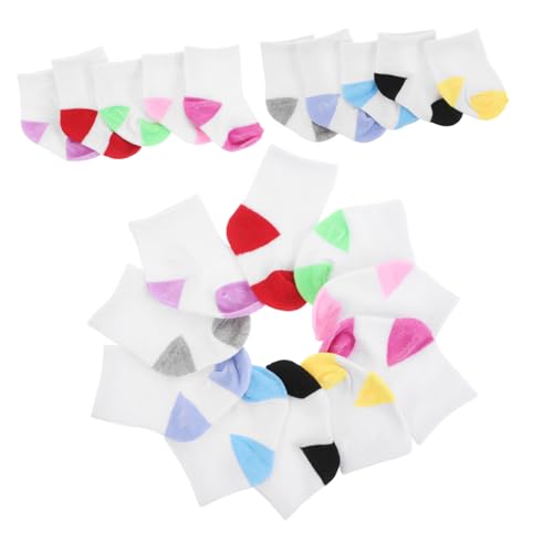 TOYANDONA 10paare Puppensocken-Set Sportliche Kostümsocken Für Amerikanische Puppen Zubehör Für Rollenspiele Und Stofftiere Fördert Kreativität Und Interaktion von TOYANDONA