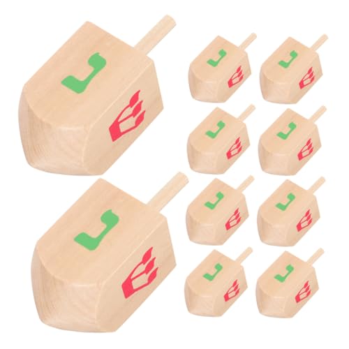 TOYANDONA Gyroskop-Spielzeug Für Kinder 10 Stück Holzkreisel Holzspielzeug Für Kinder Basteln Heimschule Outdoor-Spielzeug TOYANDONA Gyroskop-Spielzeug Für Kinder 10 Stück Holzkreisel Holzspielzeug Für Kinder Basteln Heimschule Outdoor-Spielzeug von TOYANDONA